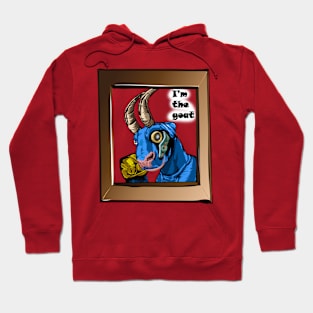 grass arts presents, the goat Hoodie